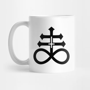 Satanic Cross. Sulfur Cross. Brimstone. Leviathan Cross Mug